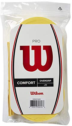 Wilson Pro Overgrip für Tennisschläger, 30er Pack, gelb, WRZ474220