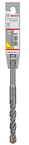 Bosch Accessories 2608831037 Foret SDS-Plus-3 pour perforateur 13 x 100 x 160 mm