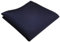 TigerTie Einstecktuch in blau dunkelblau marine einfarbig Uni Rips gemustert