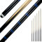 Winsport einteiliger Billard Queue ECO, robuster Pool Cue, 140 cm, 12mm Schraubleder Spitze,Kinder und Erwachsene,Billardqueue für Gastronomie und Jugendeinrichtungen