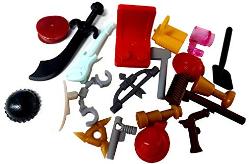 (X20) Lego Minifigure Accessories - Hats, Weapons, Tools, Flippers Etc
