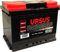 BATTERIE DE VOITURE »URSUS 45Ah 400A de faible courant d'appel. 21x17,5x19H cm. dx