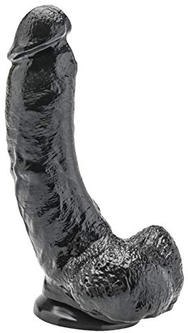 TOYJOY PENIS 20,5cm mit Hoden SCHWARZ
