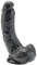 TOYJOY PENIS 20,5cm mit Hoden SCHWARZ