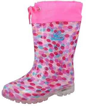 Lico Power Blinky, Stivali Di Gomma Bambine E Ragazze, Rosa Pink Türkis, 29 EU