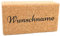 Yogablock Kork personalisert Motiv: Name N°1-22.5 x 12 x 7.5cm - Dein eigener Yoga Block mit Lasergravur