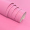 Papier Adhesif pour Meuble Rose Mat Film Adhesif pour Mur Cuisine Fenêtre Toilette Cristal Vinyle Decoratif Impermeable Stickers Meubles 40x300 cm