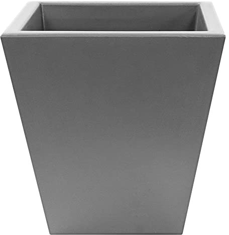 MACETERO DE POLIETILENO POR ROTOMOLDEO COLOR TOPO 40X40 CM