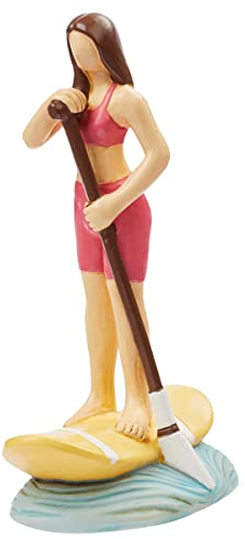 Miniatur Standup-Paddlerin, ca. 10 cm
