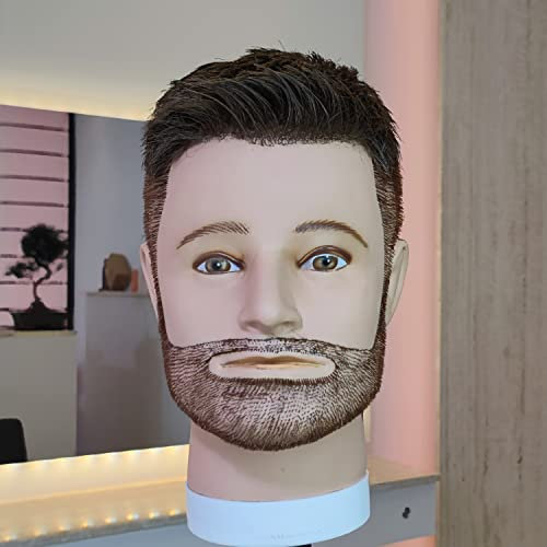 Haarsystem Toupet BANKER'S CUT für Männer - Neu - vom Friseur zugeschnitten - gebrauchsfertig (2 - braun)