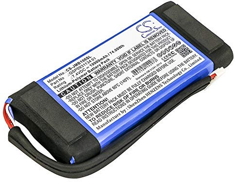 Cameron Sino Batterie de rechange 10000 mAh pour JBL Boombox, JEM3316, JEM3317, JEM3318