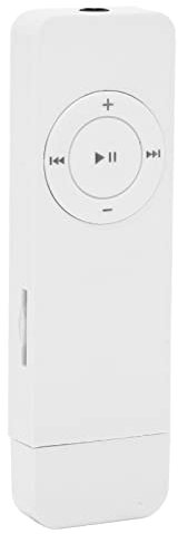 Bewinner MP3 Player, Mini Music Player MP3 Player with USB Flash Drive, Portable HiFi Lossless Sound MP3 Music Player for Students Running Travel, Supports up to 64GB (White)