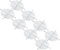 PATIKIL 120mm Fan Finger Grill, 8 Pack Metal Grill Protector Guard for 120X120mm Fan Protective Cover DIY, Silver