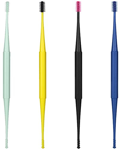 4 Pcs Ear Cleaning Tool Spiral Double Head Ddesign Ear Cleaning Tool Ear Wax Pickers with Soft Silicone Brush for Ear Cleaning (Multicolour)