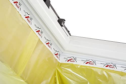 Roto Original EZB Anschluss-Schürze Innen ASI | Anschlussschürze Dachfenster der Baureihe Designo Rx | für zuverlässigen Schutz vor Feuchtigkeit und Witterungseinflüssen | Größe 094/xxx