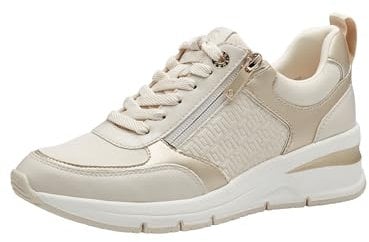 Tamaris Damen Schnürer Vegan beige 42