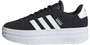 adidas VL Court Bold Shoes Junior, Unisex Children's Trainers, EU, Black White White, 25.5 cm