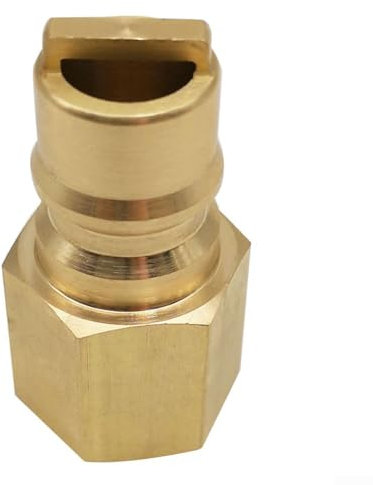 Connecteur rapide propane, adaptateur de connexion rapide de gaz propane, connecteur de réservoir de gaz, raccord de valve à déconnexion rapide en laiton de 1,9 cm (1 pièce)