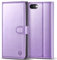 Handyhülle für iPhone SE 2022/2020 Hülle iPhone 7 / iPhone 8 Hülle Leder Klapphülle Brieftasche Kartenfach Ständer Magnet Handytasche Case Schutzhülle für iPhone SE 2022 5G/ SE 2020/8/7 - Hellviolett