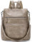 RAVUO Backpack for Women, Anti Theft Backpack Purse Casual Leather Rucksack Shoulder Bag Fashion Ladies Travel Backpack