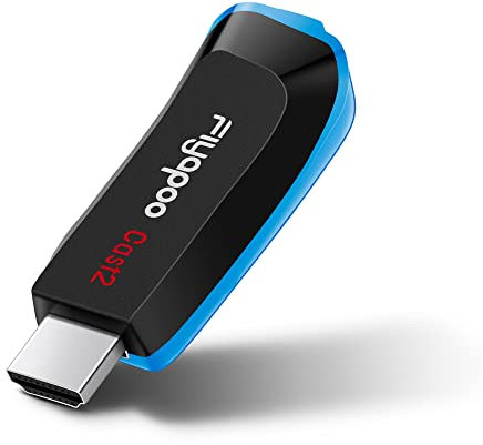 FIYAPOO Wireless HDMI Miracast Dongle Streaming,WiFi Miracast Dongle 4K für iPhone/iPad/Android/iOS/Windows/Mac Laptop, PC HD Fire Stick TV/Monitor/Projektor (unterstützt Miracast, DLNA, Airplay)