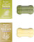 Flamingo Shampoo bar Natur 100gr - Sparsam - Ohne Farbstoff, Parabene und Sulfate