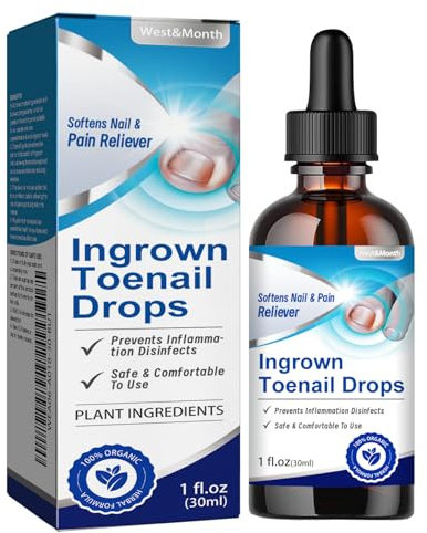 Fungal Nail Treatment for Toenails Extra Strong, Fungal Nail Treatment, Ingrown Toenail Treatment, Restores Healthy Nails for Thickening, Yellow-Brown Discoloration, Repair for Fingernails, 30ml