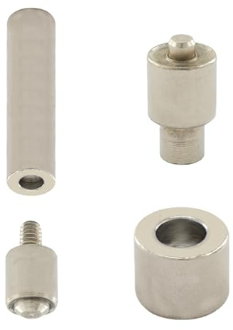 GETMORE Parts Ösen-Werkzeug für 6 mm Ösen ohne Nähen, mit Einschlagstempel und auswechselbarem Werkzeug, ganz ohne Ösenzange - Nähzubehör