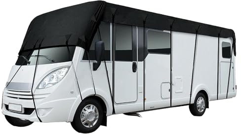 Hanured Bache Caravane, Bache De Protection Camping Car, Housses pour Camping-Car Bach, à l'eau et à la poussière (7,5 x 3 m)