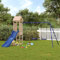 Juroupi Playhouse with Slide Swings Solid Wood Pine,Playhouse,Playhouse with Slide,Sports Toys & Outdoor-3155822
