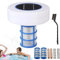 FAcoLL Ioniseur de Piscine Solaire, purificateur de Piscine en cuivre à ION Argent avec 2 Ensembles d'accessoires, kit d'entretien de Piscine Purificateur d'eau Gratuite pour Les piscines, spas