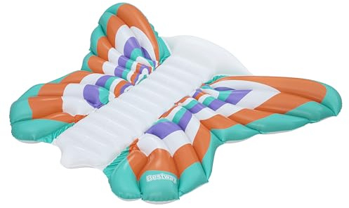 Bestway Boho Butterfly Pool Float, Inflatable Butterfly Lounger for Adults, Beach & Pool Float, Bestway Swimming Pool Inflatable