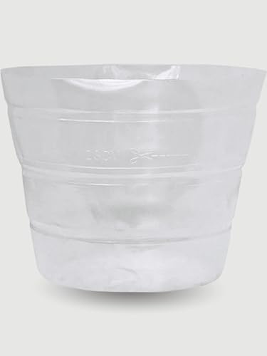 Rebel Plants Waterproof Plant Pot Liner and Protector, LDPE Plastic Insert, Leakproof, Multiple Sizes (D25cm x H15cm,)