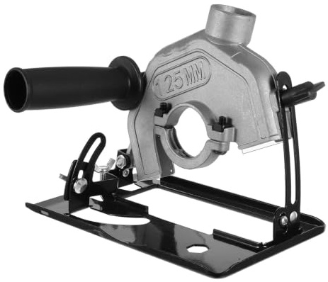 VALICLUD Angle Grinder Schneidständer Basis mit Skala und Anschlag aus | Silber, Integrierte Führung, für Selbstgemacht Holzarbeiten und Balkone