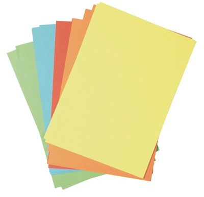 100 (2x 50) Blatt farbiges Druckerpapier Papier Kopierpapier