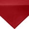 REDBEST Mitteldecke, Tischdecke Uni Seattle, 100% Baumwolle rot Größe 80x80 cm - Robustes, glattes Gewebe, mit hochwertigem Kuvertsaum