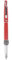 Sipliv Classic Hovering Dragon Fountain Pen, Elegant Silver Clip, Red