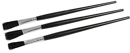 Dickie Dyer 898008 Flux Brushes 3pk Black Handle