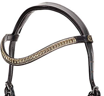 Crownclub Golden Girl gebissloser Zaum Sidepull, Full