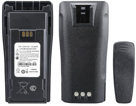 Batterie de Remplacement 7.4V 2200mAh PMNN4252AR Compatible avec CP140 CP160 CP180 CP150 CP200 DP1400 Talkie-walkie