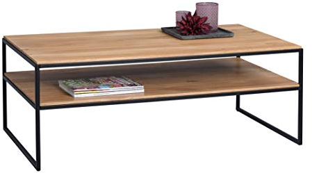 M2 Kollektion Mika 3 Couchtisch, Holz, braun, Länge 110cm, Breite 60cm, Höhe 42cm