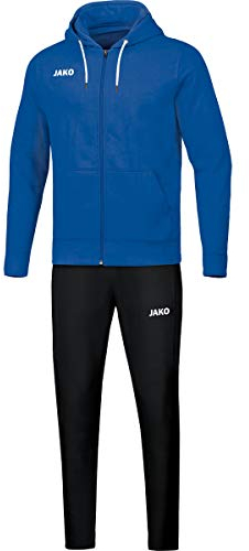 JAKO Unisex Kinder Base mit Kapuze Jogginganzug, royal, 152 EU