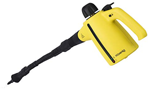 h.koenig NV720-Pulitore a Vapore Portatile, 1050 W, 0.35 Litri, Plastica, No Color