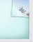 Panorama Fensterfolie Blau 73x300 cm - Milchglasfolie Selbstklebend Fenster - Klebefolie