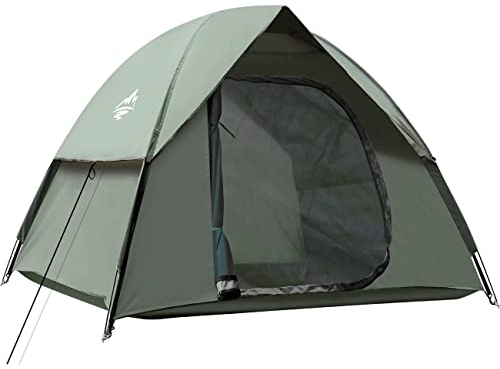 Camping Zelt, Familie Zelt Für S(2-3) Personen Kuppelzelte Sonnenschutz Backpacking Wurfzelte Schnell Set-up für Camping (S(2-3 Personen))