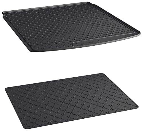 AROBA GL1102DB Set Design Kofferraumwanne & Zusatzmatte Doggy Mat kompatibel mit Audi A6 Avant Kombi, S6, RS6 C8 ab BJ. 09.2018> passgenau