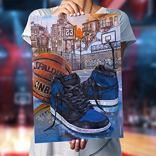 Jumpman sneakers Kunstdruck, ungerahmt, 50 x 70 cm