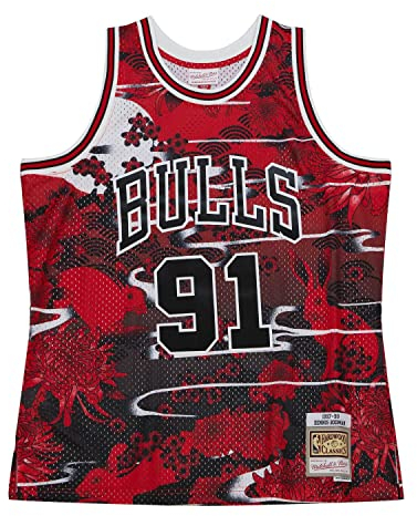 Mitchell & Ness Swingman Mesh Jersey Chicago Bulls Asian Dennis Rodman - L