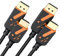 RyzzRooa DisplayPort to HDMI Cables 3 FT, 2-Pack DP to HDMI (Display Port) Adapter Cord Male to Male Gold-Plated FHD Supports Video and Audio for Computer, Monitor, HDTV, Projector ……