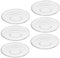 Didiseaon 6pièces Soucoupes Verre Transparent Décoratives Pour Tasses À Thé Sous-verres Pratiques Pour Boissons Pour Décoration De Table
